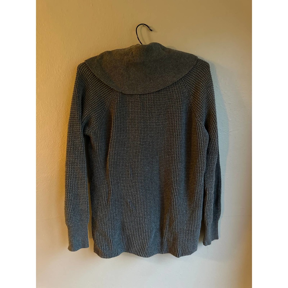 MICHAEL Michael Kors Womens Cowl Neck Sweater Long Sleeve Knit Gray Size Medium - Picture 2 of 3